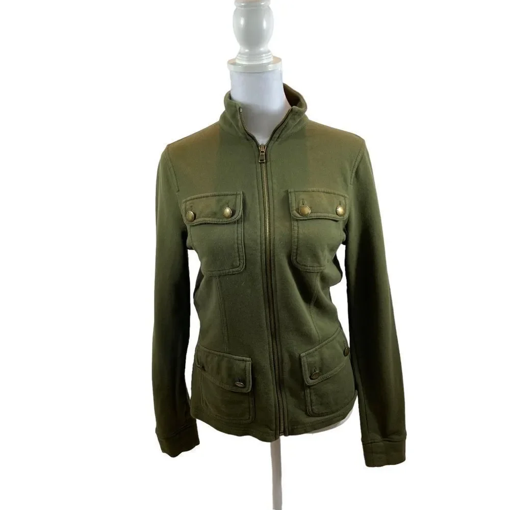 Women’s Lauren Ralph Lauren‎ Army Green Lightweight Jacket Size XS